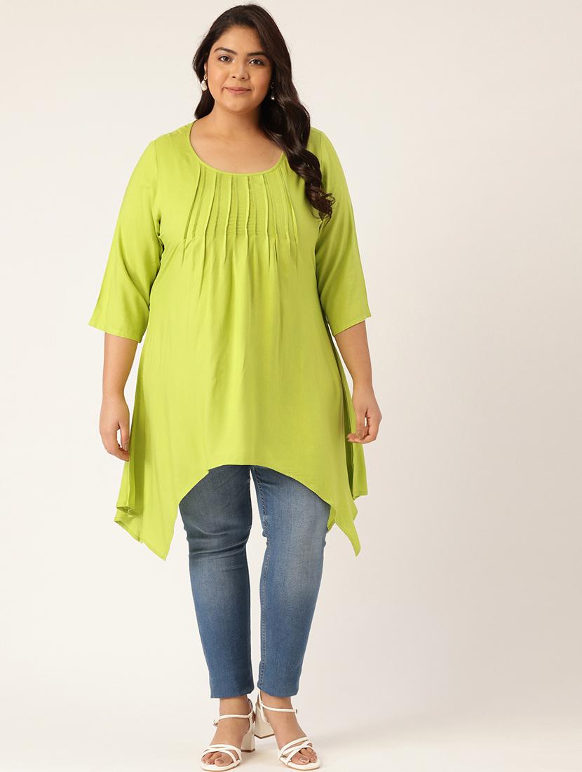 women's asymmetric round neck top - 19795598 - Zoom Image - 0