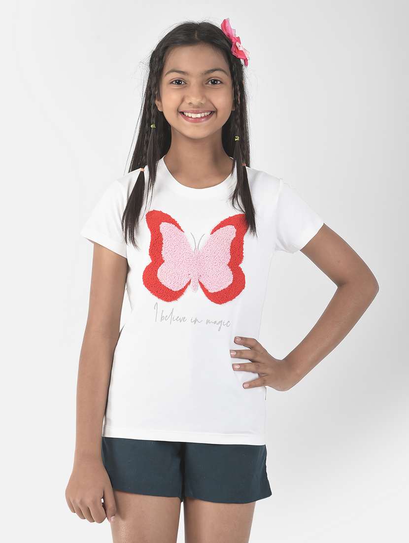 round neck printed regular top