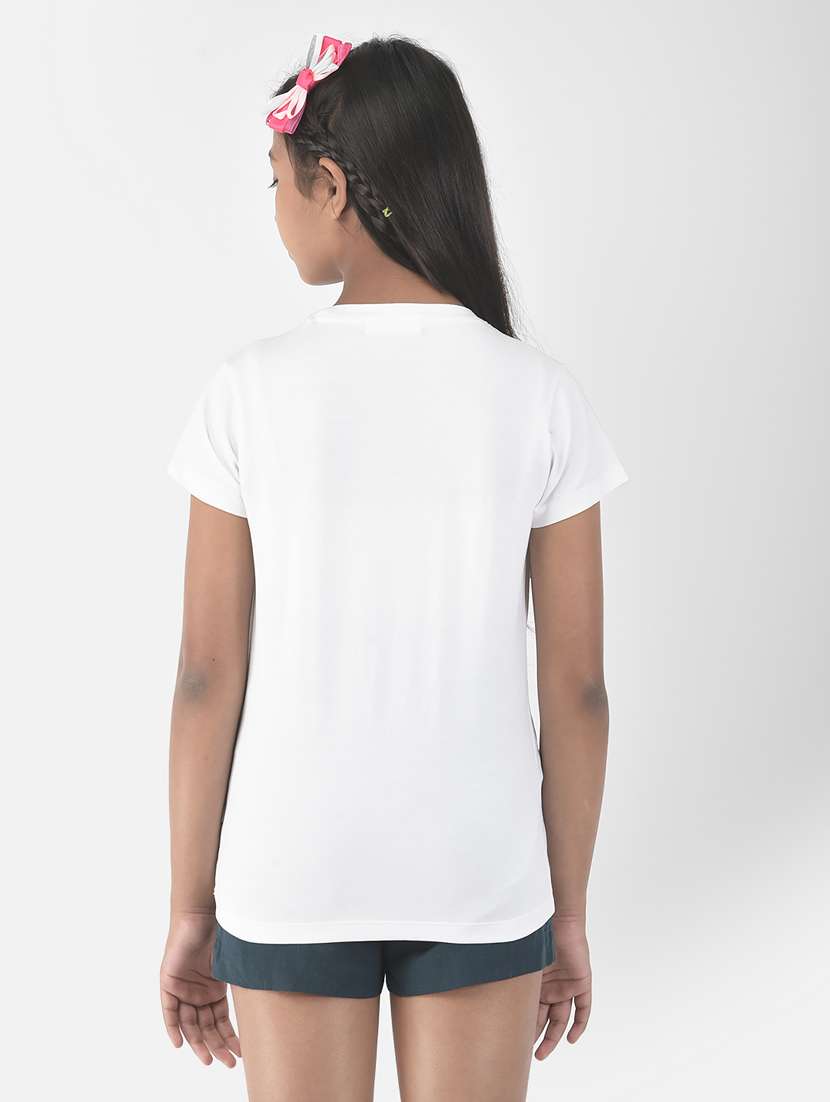 round neck printed regular top - 19795673 -  Standard Image - 3