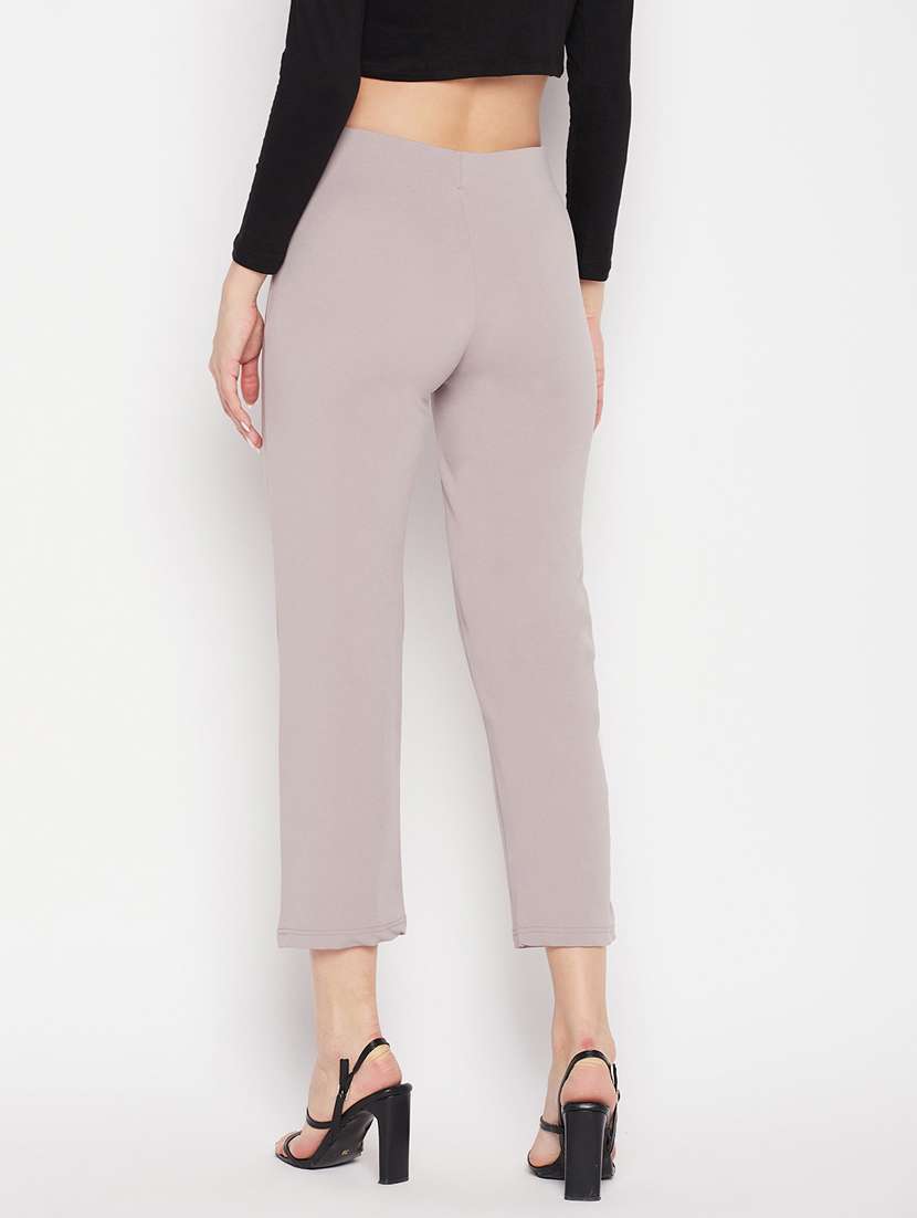 women solid cotton jegging - 19796126 - Standard Image - 3