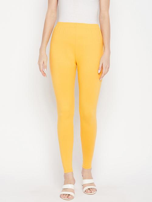 yellow cotton leggings - 19796135 - Standard Image - 0