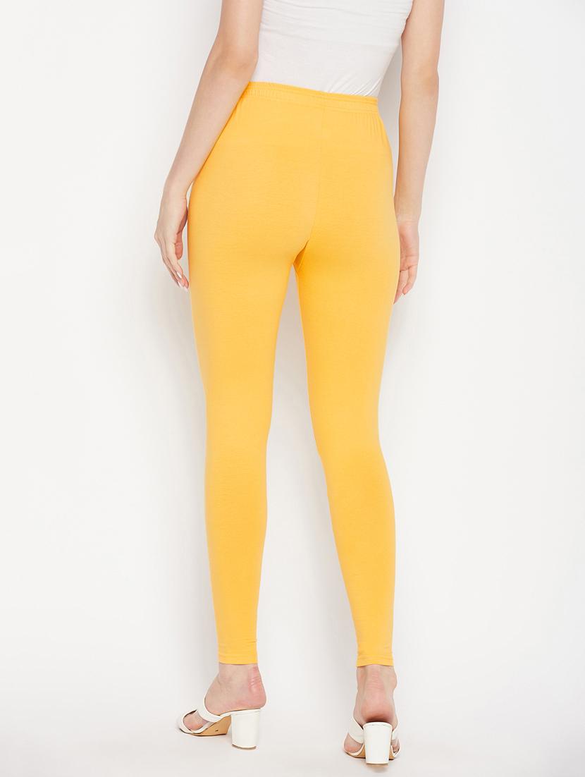 yellow cotton leggings - 19796135 - Standard Image - 3