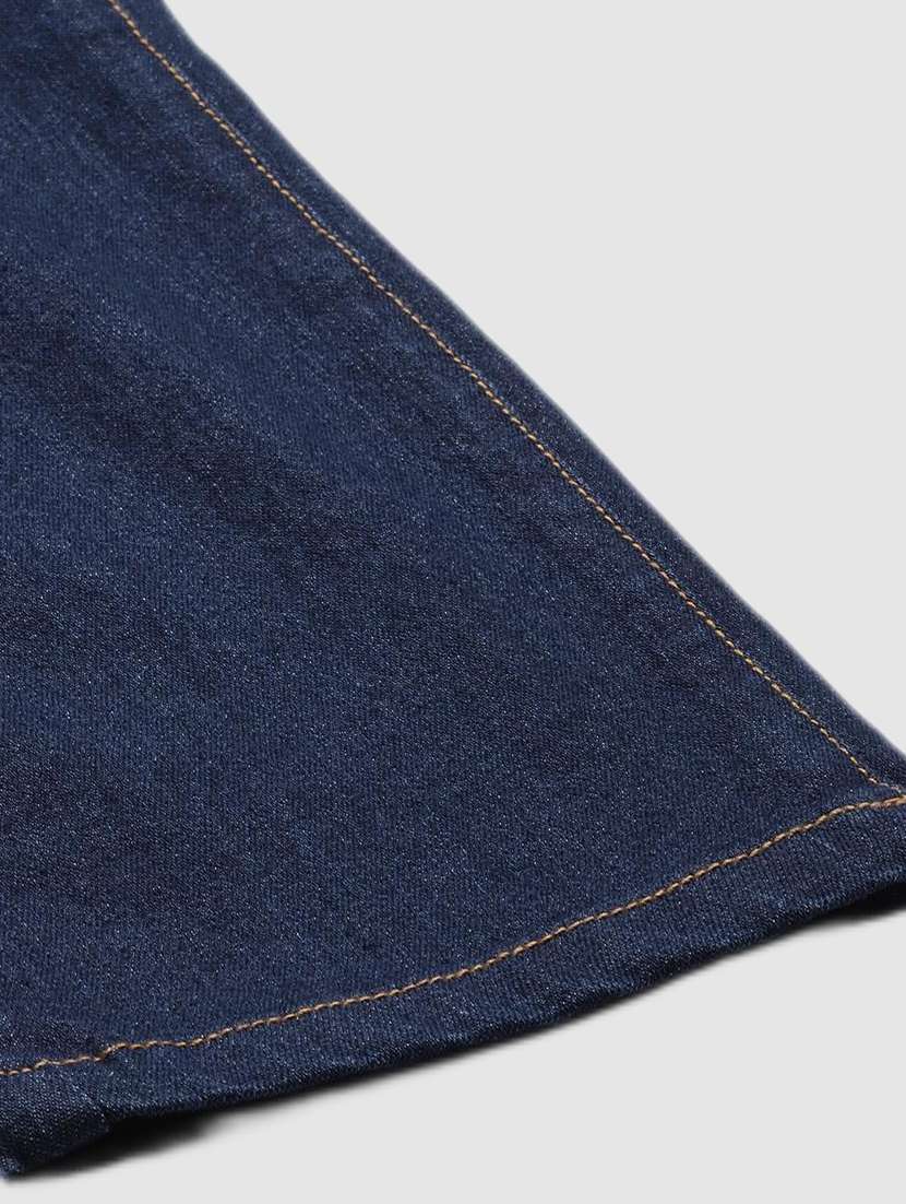 mid rise solid ankle length jeans - 19796263 - Standard Image - 5