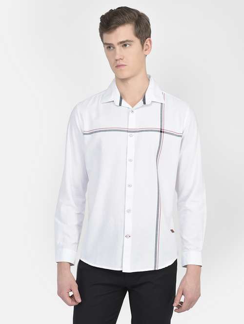 mens color block casual shirt - 19797522 -  Standard Image - 0
