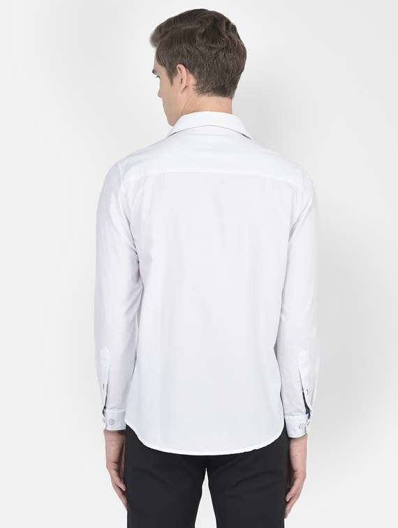 mens color block casual shirt - 19797522 - Standard Image - 3