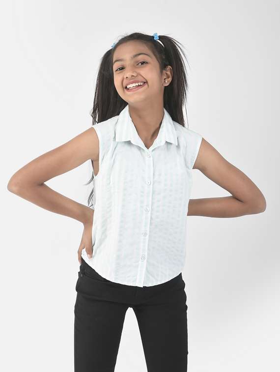 girls collared shirt