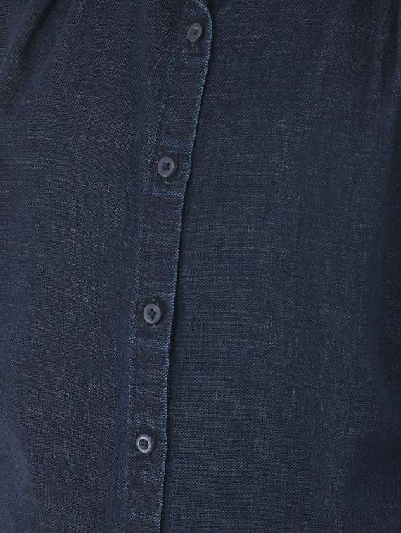 girls solid navy blue casual top - 19797717 -  Standard Image - 5