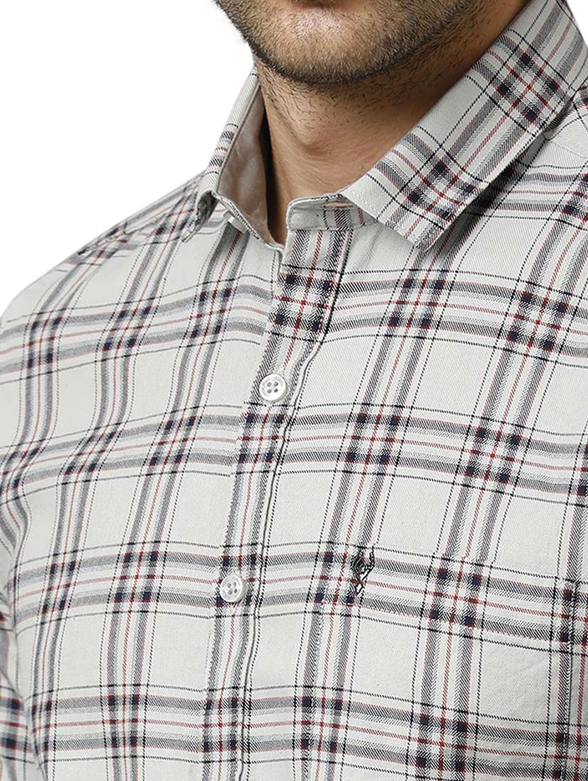 checkered cotton casual shirt - 19803388 -  Standard Image - 3