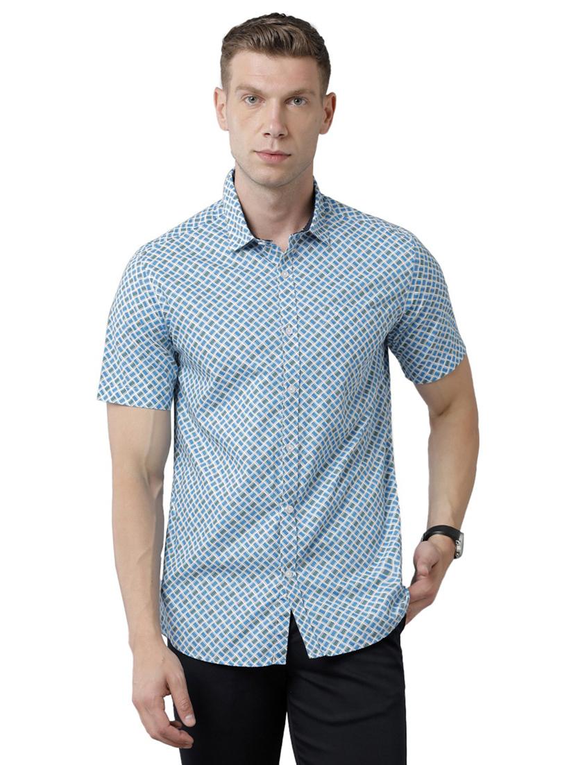 printed cotton casual shirt - 19803403 - Zoom Image - 0