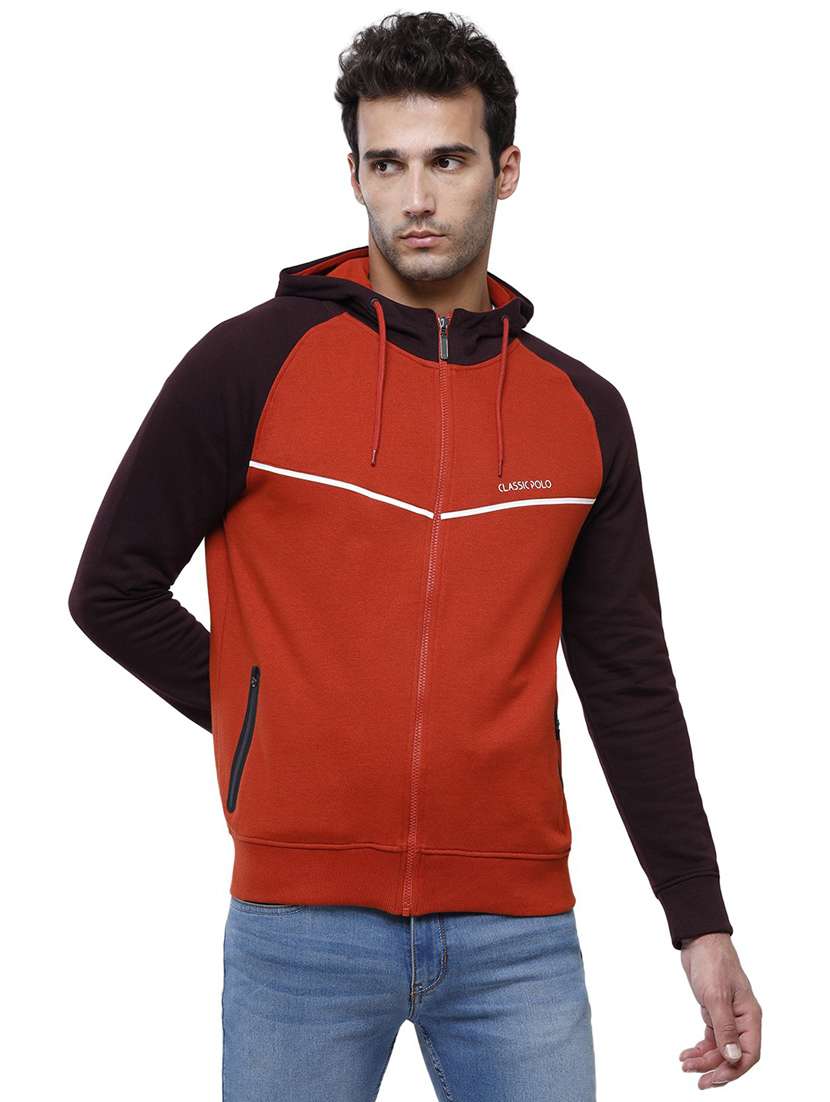 mens color block sweatshirt - 19803554 -  Zoom Image - 0