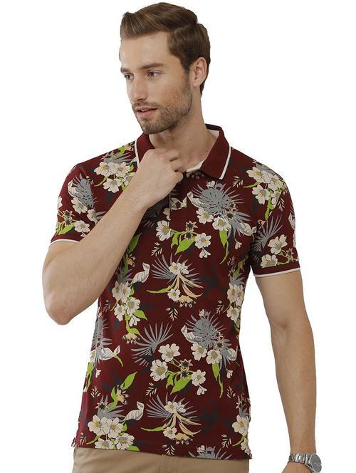 printed polo neck t-shirt - 19803852 -  Standard Image - 0