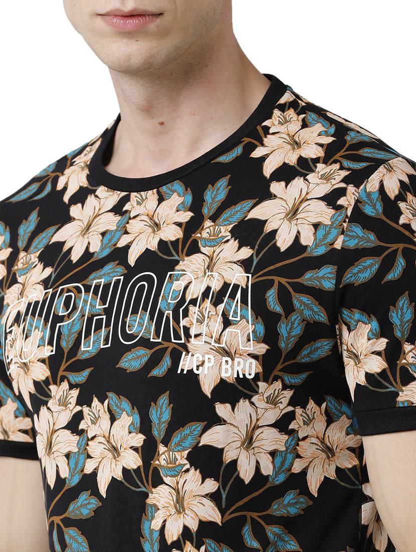 round neck floral printed regular t-shirt - 19803861 - Standard Image - 3