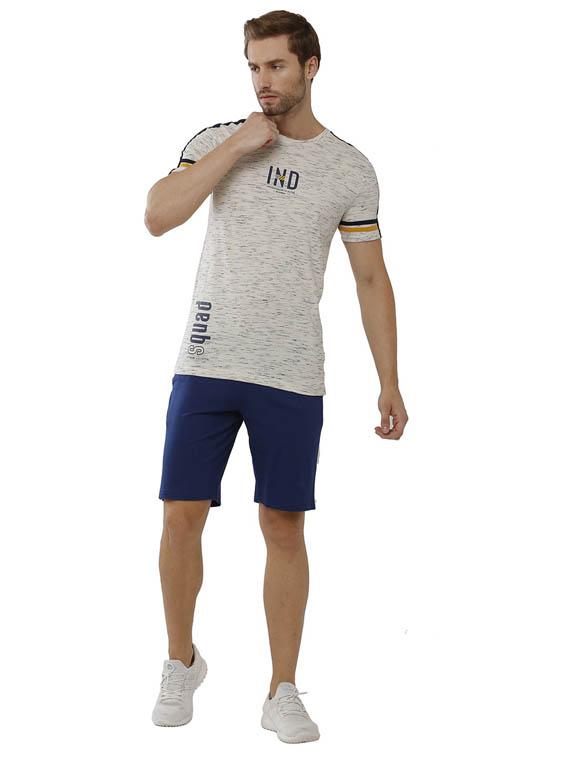 round neck printed regular t-shirt - 19803865 - Standard Image - 3