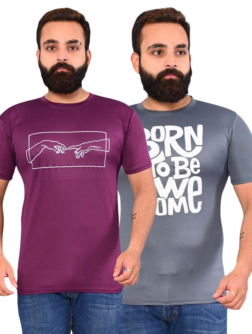 pack of 2 printed t-shirt - 19805064 -  Zoom Image - 0