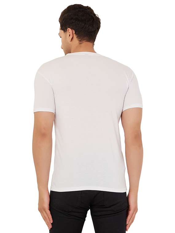 round neck printed regular t-shirt - 19805190 -  Standard Image - 3