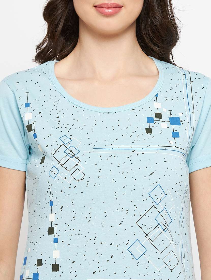 women's all over print round neck t-shirt - 19808063 -  Standard Image - 5