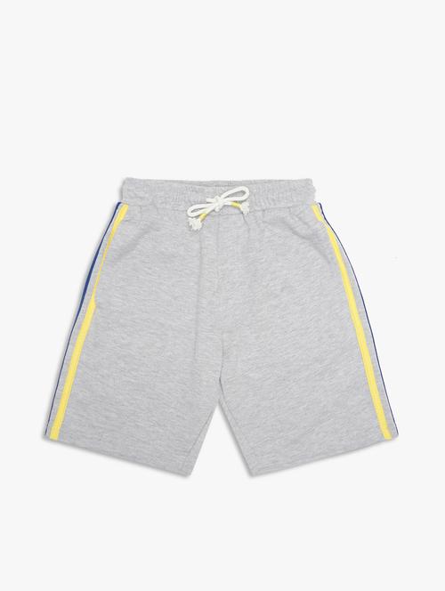 side taped cotton blend shorts - 19808774 - Standard Image - 0