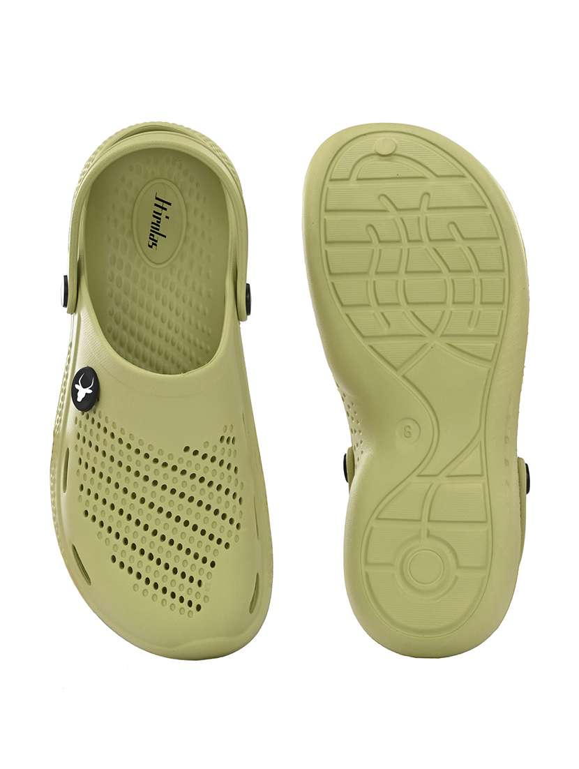 green slip on clog - 19808792 -  Standard Image - 3