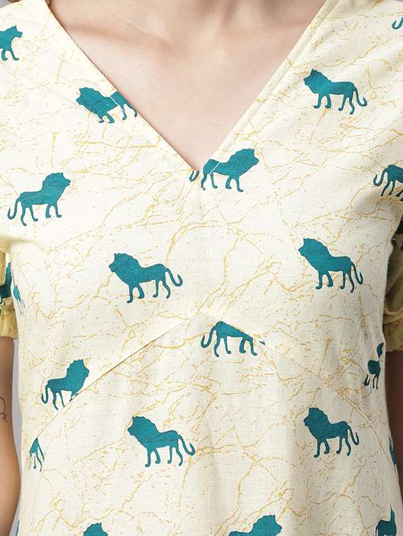 women's tiered dress quirky dress - 19810565 -  Standard Image - 3