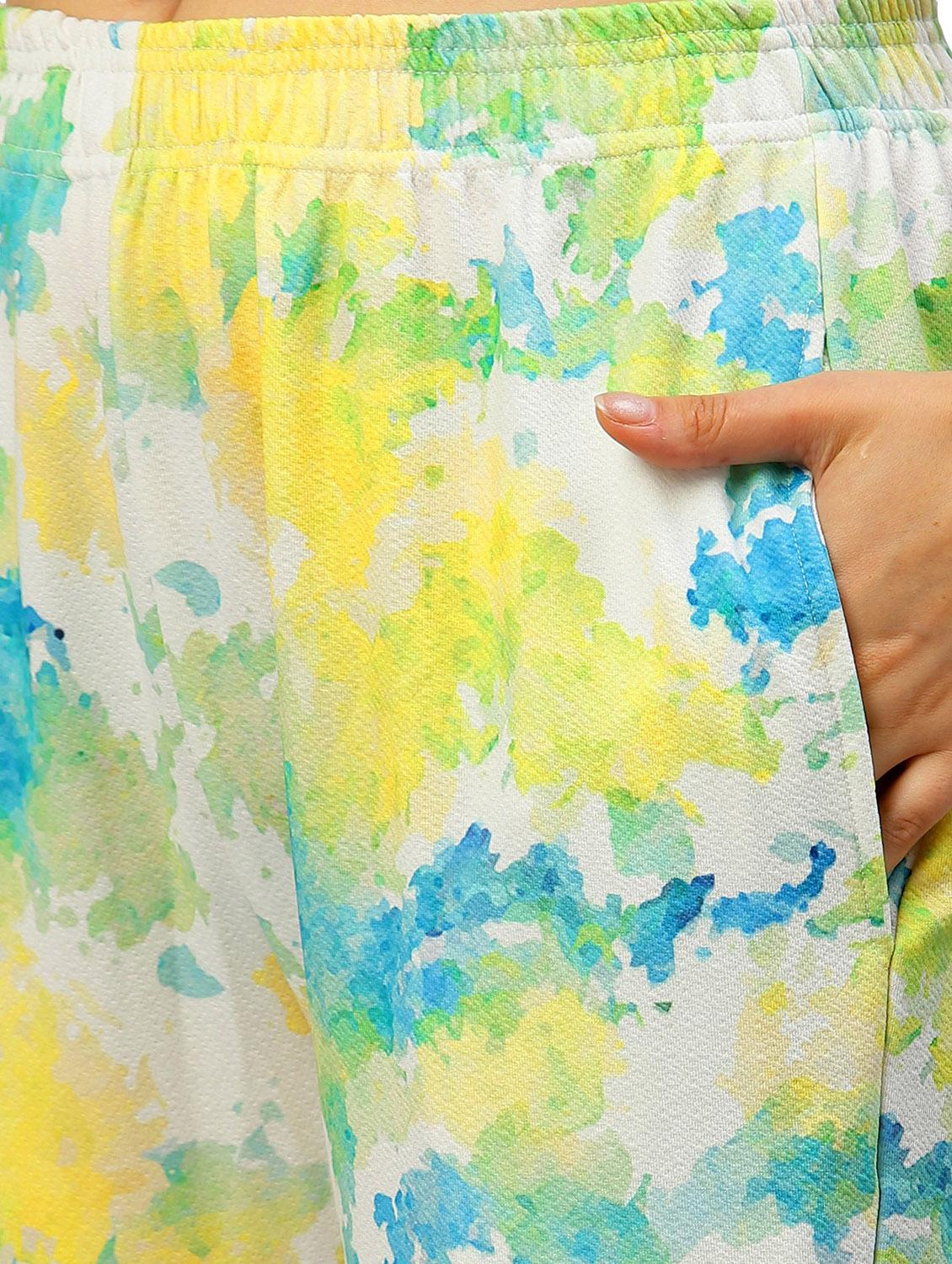 tie & dye pyjama t-shirt nightwear set - 19812653 - Standard Image - 5