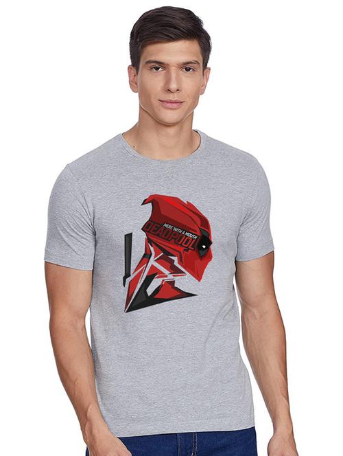 printed round neck regular t-shirt - 19814085 -  Standard Image - 0