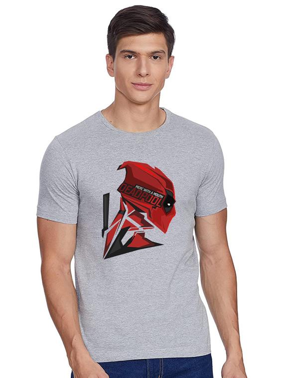 printed round neck regular t-shirt - 19814085 -  Zoom Image - 0