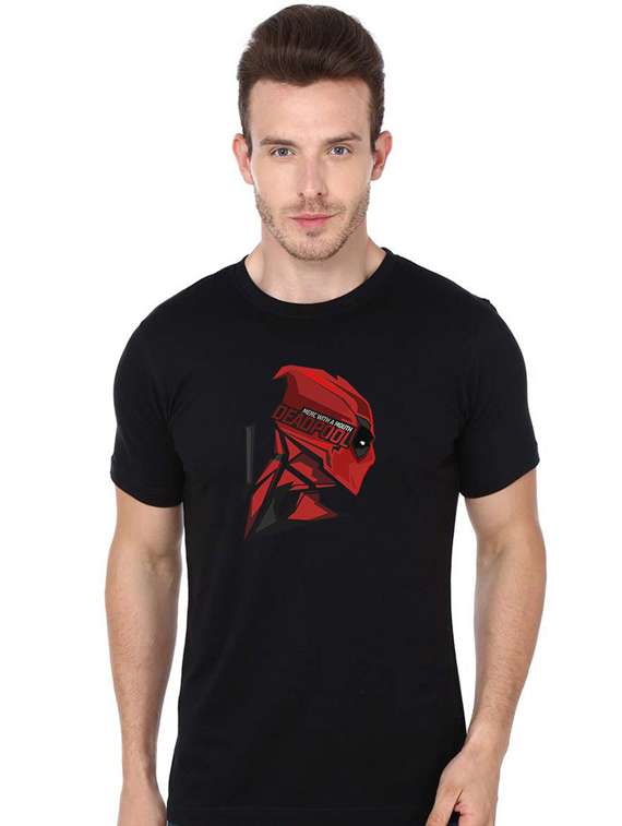 printed round neck regular t-shirt