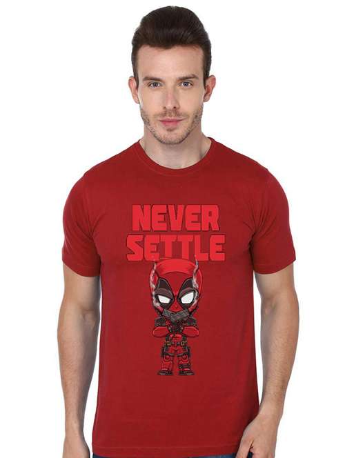 printed round neck regular t-shirt - 19814172 -  Standard Image - 0