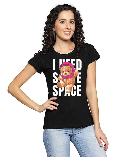 women's front print round neck t-shirt - 19814408 -  Standard Image - 0