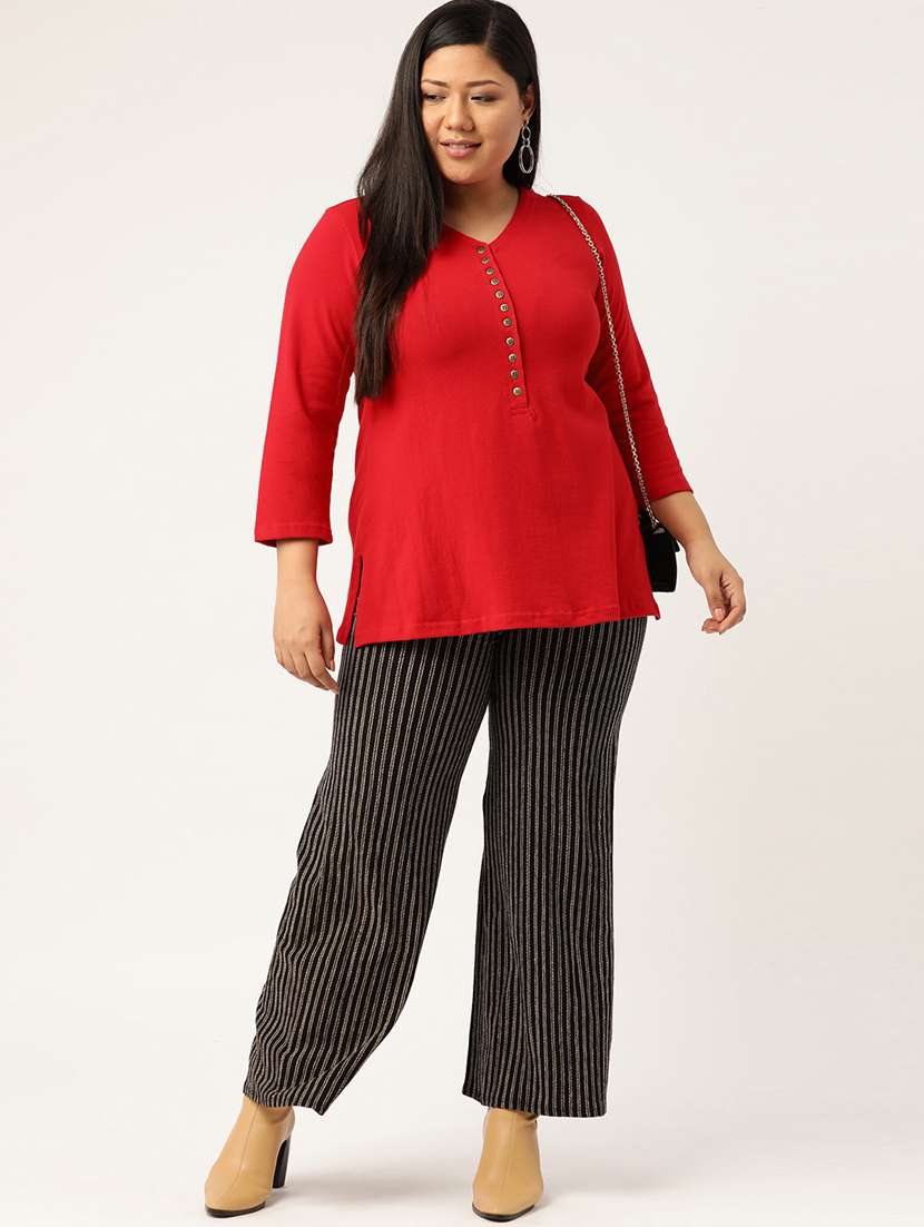 women's plain v neck t-shirt - 19814872 -  Standard Image - 3