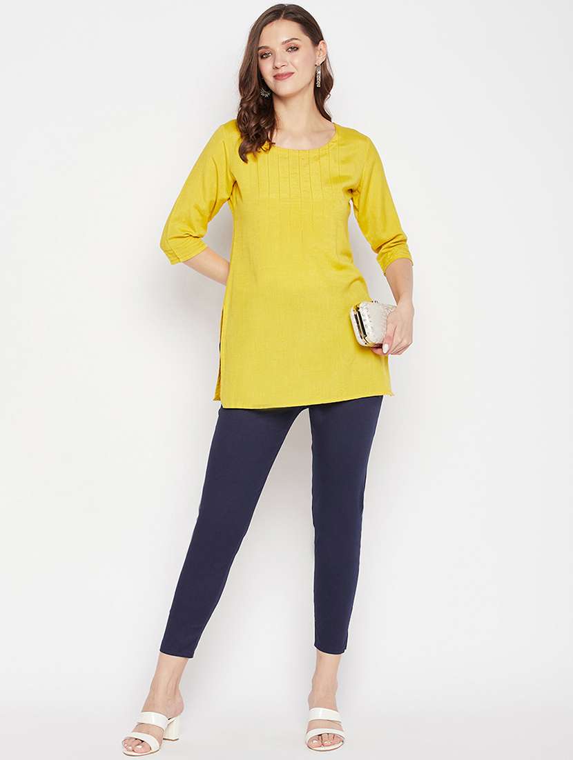 navy blue solid mid rise trouser - 19815142 -  Standard Image - 3