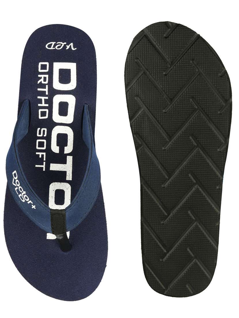 navy eva toe separator slippers - 19815437 -  Standard Image - 3