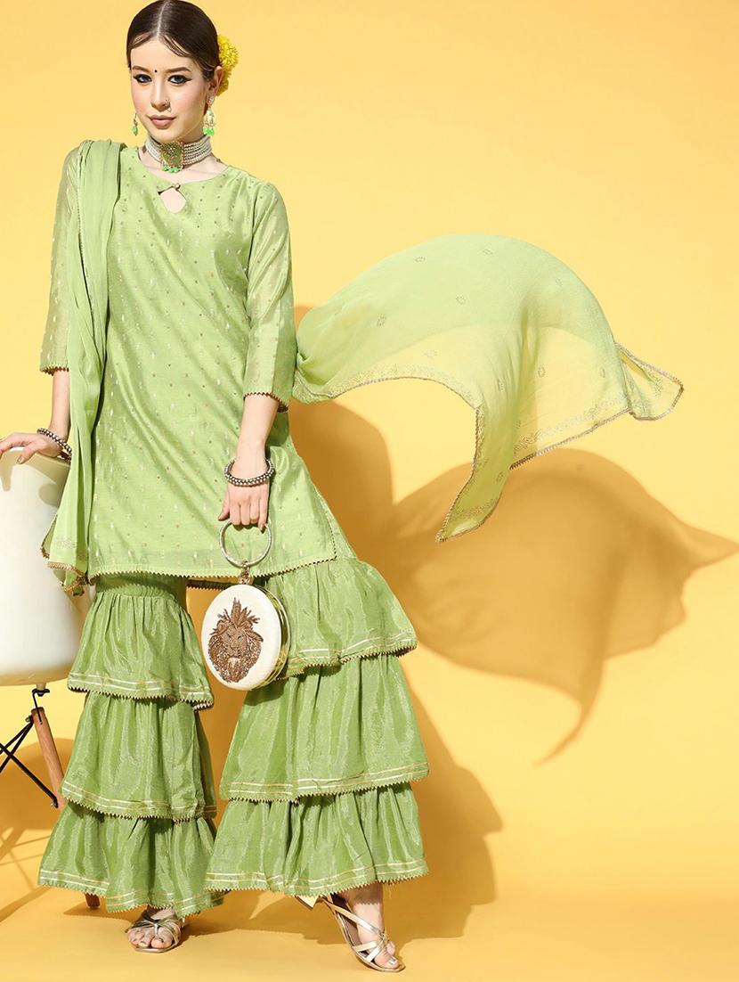 zari work suit set - 19816606 - Standard Image - 3
