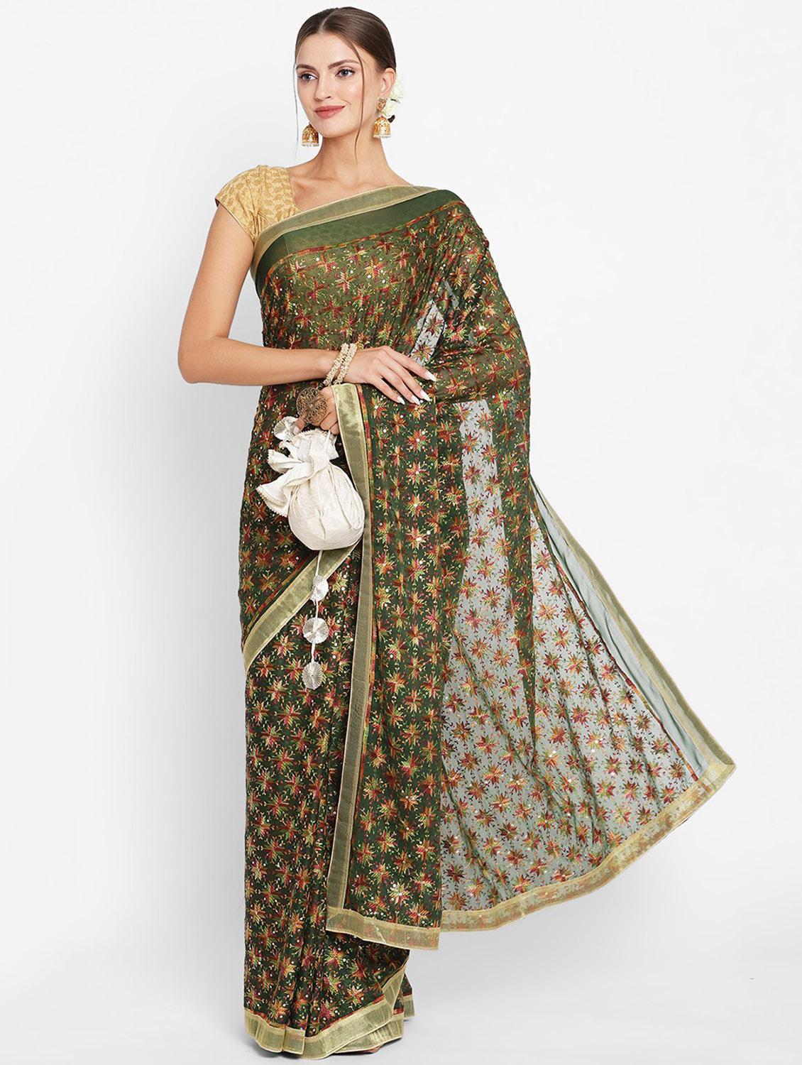 women's embroidered saree - 19818451 - Zoom Image - 0