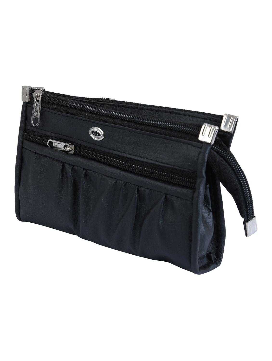 black leatherette wallet - 19820029 - Standard Image - 3