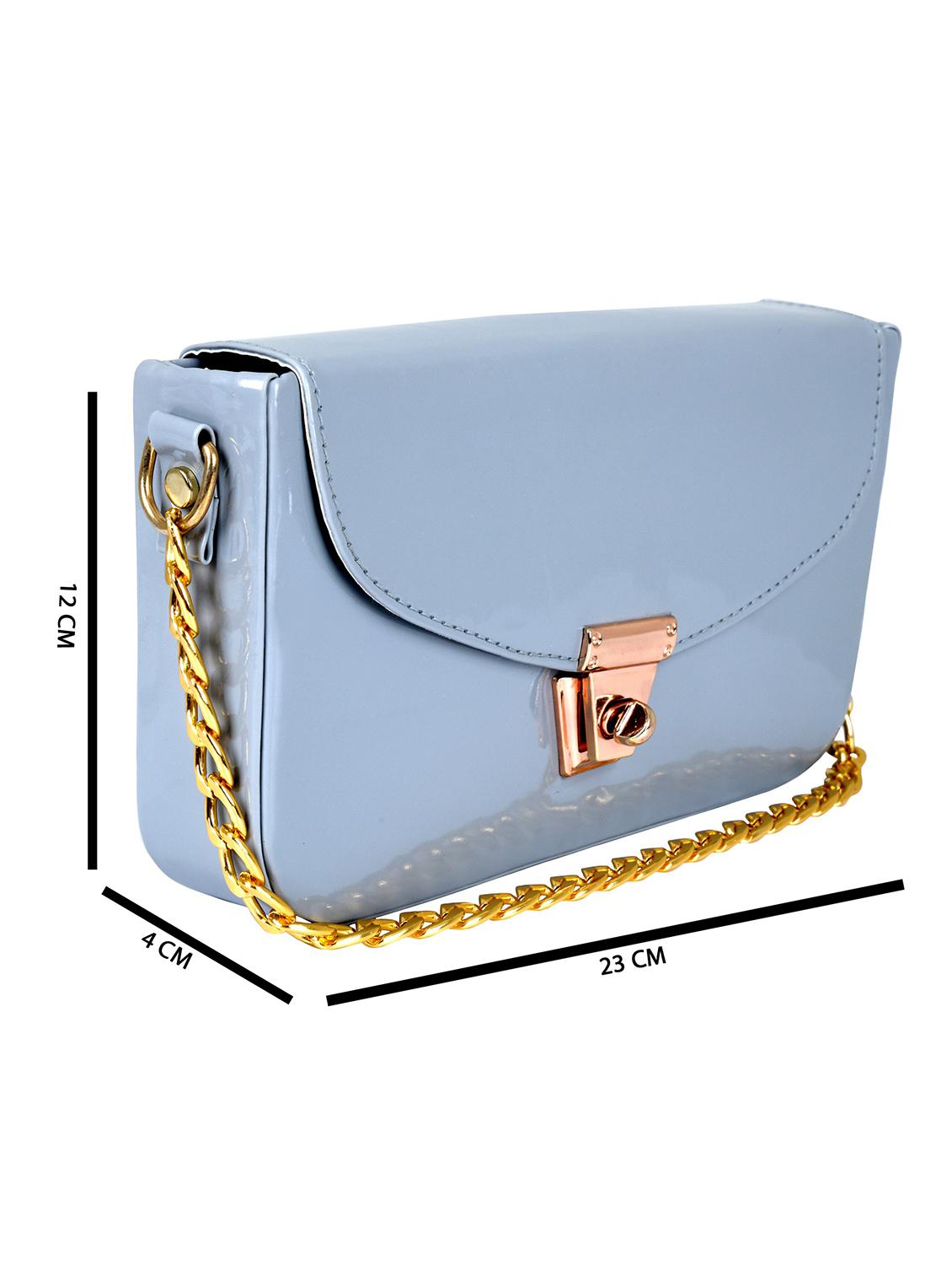 grey leatherette (pu) sling bag - 19820041 - Standard Image - 3