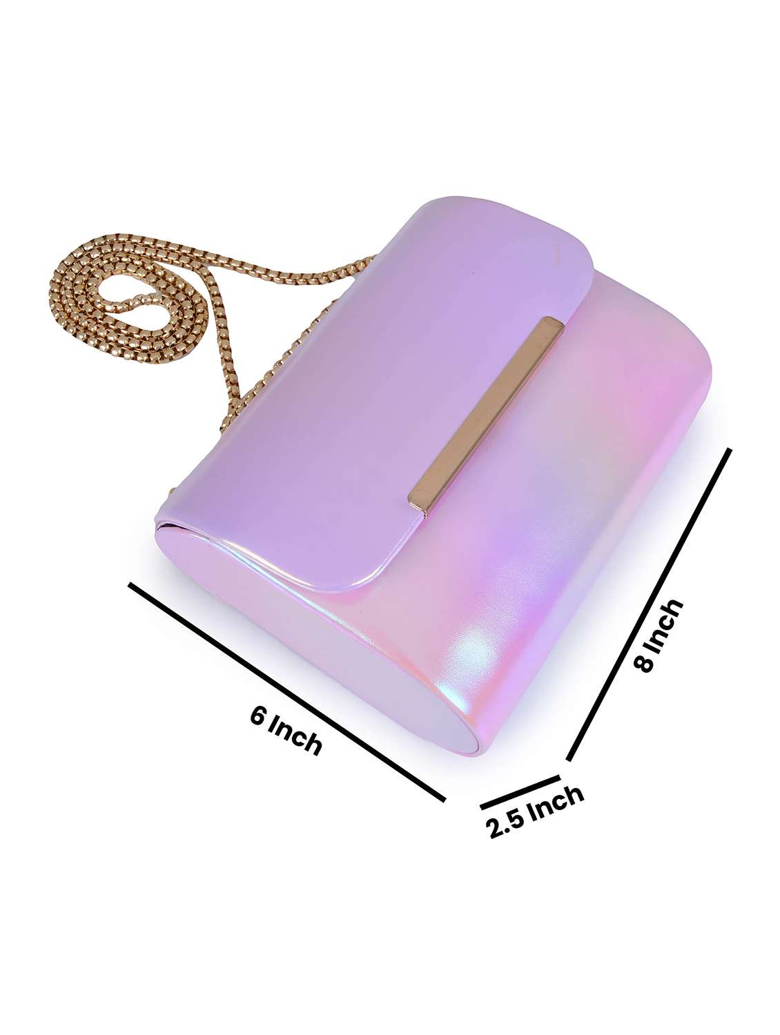 pink leatherette (pu) sling bag - 19820050 -  Standard Image - 3