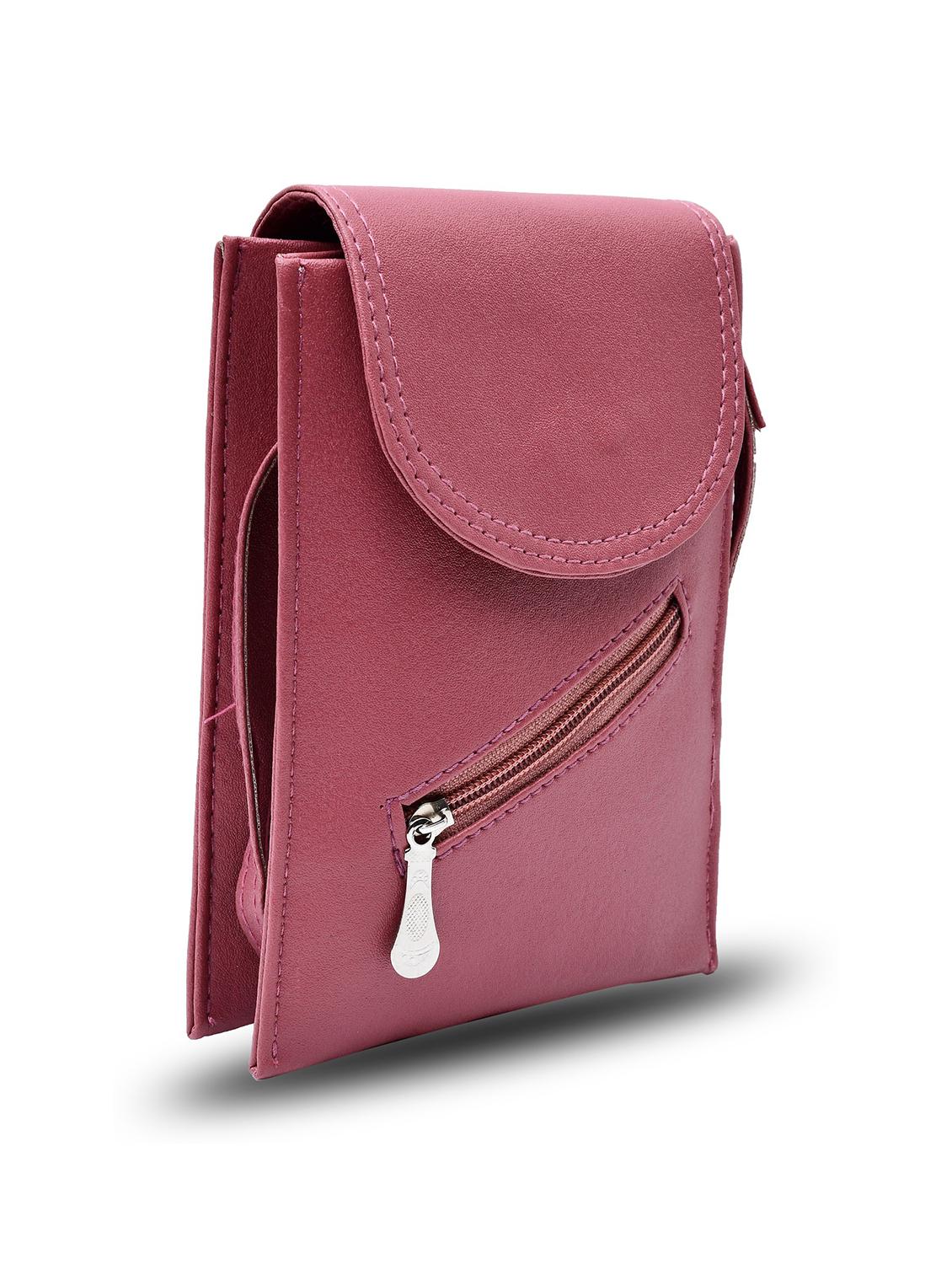 pink leatherette (pu) sling bag - 19820089 - Standard Image - 3