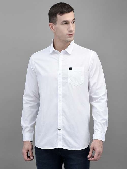 mens solid casual shirt - 19825410 -  Standard Image - 0