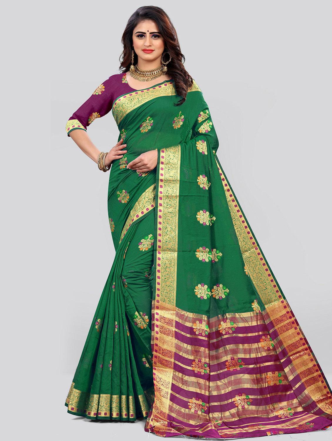 women's banarasi saree with blouse - 19825513 - Zoom Image - 0