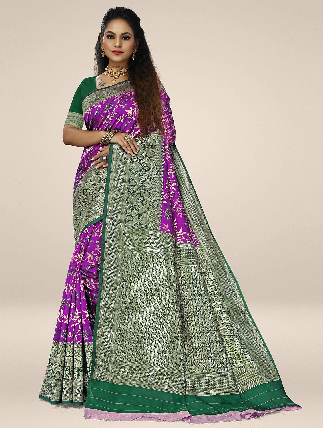 women's banarasi saree - 19825632 - Zoom Image - 0