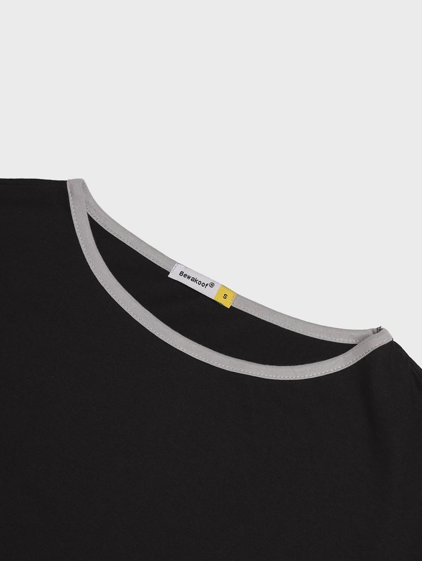 round neck solid regular tee - 19826224 - Standard Image - 5