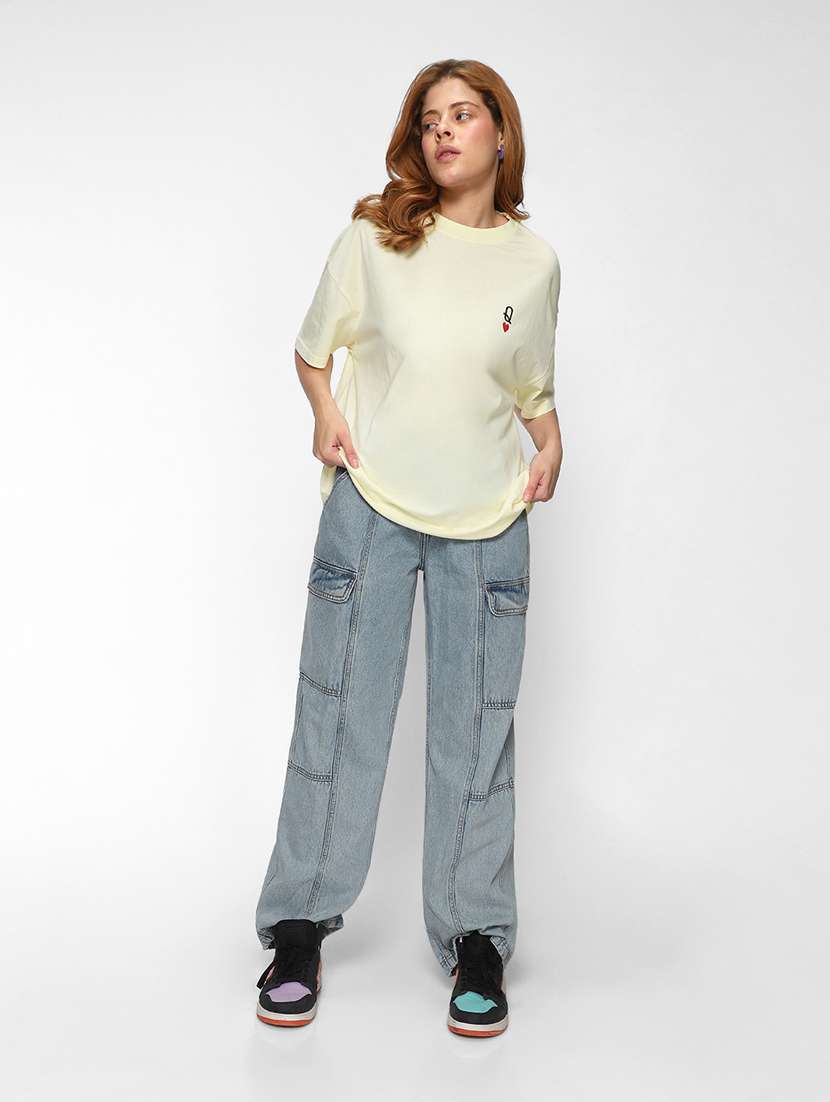 yellow cotton regular tee - 19826432 -  Standard Image - 3