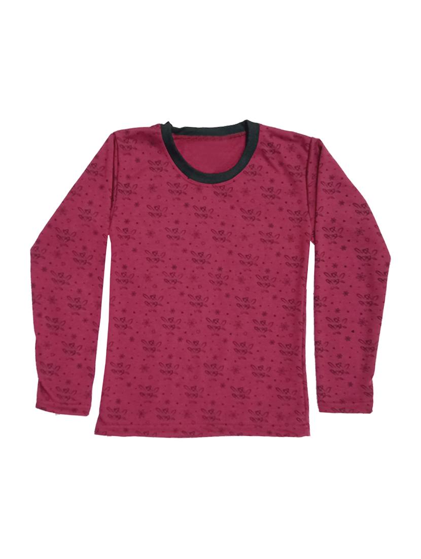 girls round neck printed regular tees - 19829940 - Zoom Image - 0