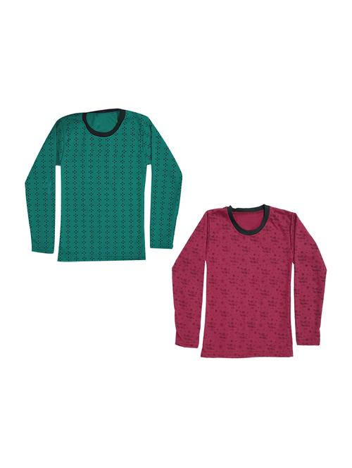girls pack of 2 regular tees - 19829941 - Standard Image - 0