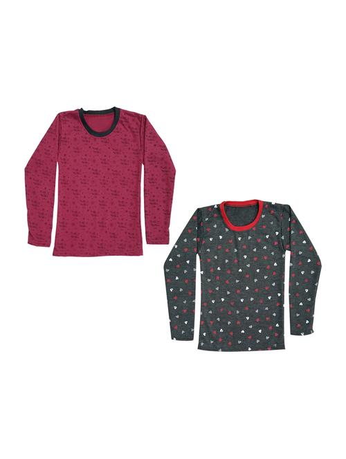 girls pack of 2 regular tees - 19830002 -  Standard Image - 0