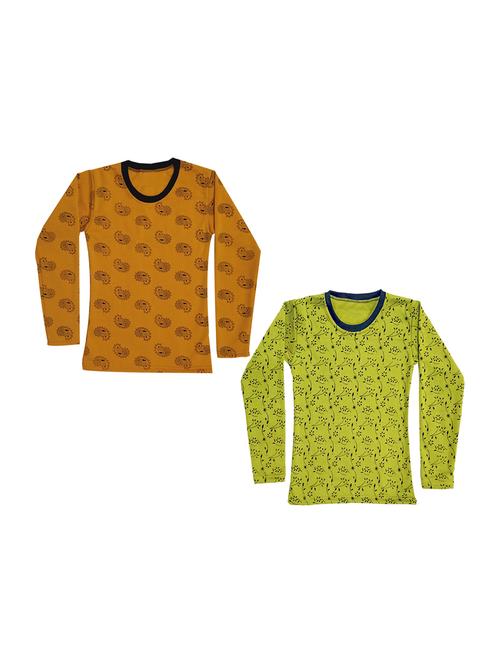 girls pack of 2 regular tees - 19830151 - Standard Image - 0