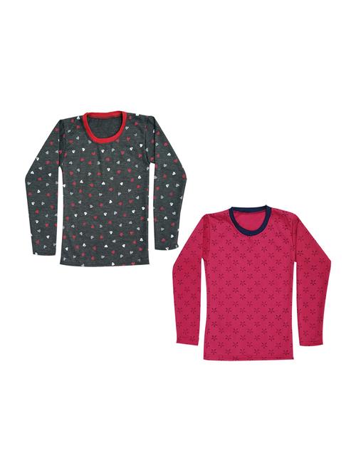 girls pack of 2 regular tees - 19830193 - Standard Image - 0