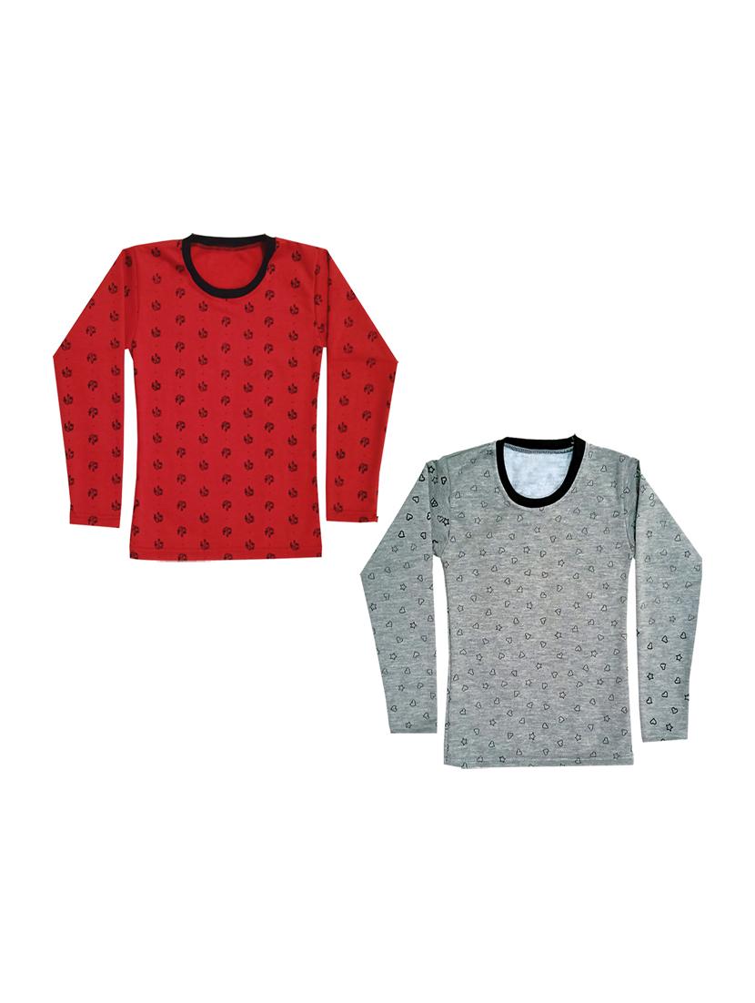 girls pack of 2 regular tees - 19830229 -  Zoom Image - 0