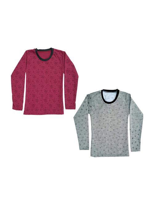 girls pack of 2 regular tees - 19830232 -  Standard Image - 0